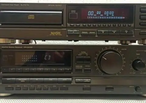 Продам комплект аудіотехніки Technics: підсилювач SA-GX100 та CD-плеєр - 1/3