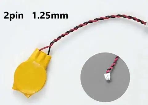 Батарейки BIOS CR2032 2pin 1,25mm / CR2032 2pin 1mm CR2032 3V БІОС - 1/3