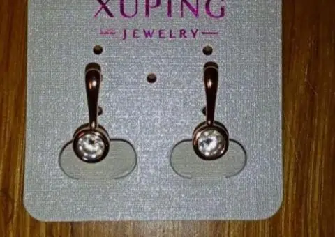 Сережки Б/У біжутерія Xuping - 1/3