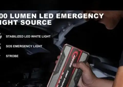Бустер пусковий пристрій для авто Jump Starter Power Bank - 2/3
