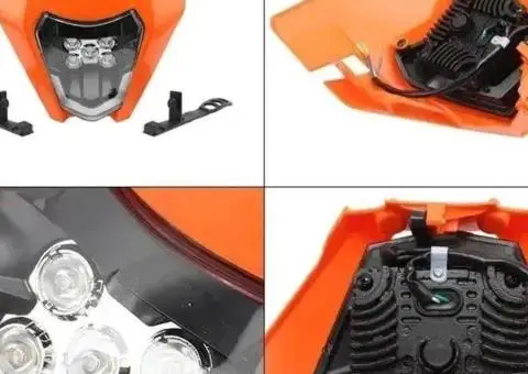 Мото фара лед эндуро кросс универсальная KTM BSE Shineray Forte Kovi - 3/3