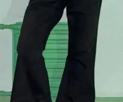 black flared jeans archive flared pants клеш bootcut jeans opium