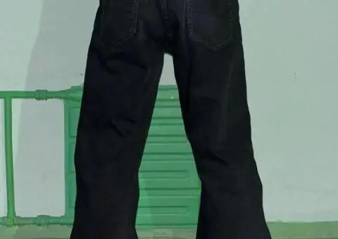 black flared jeans archive flared pants клеш bootcut jeans opium - 2/2