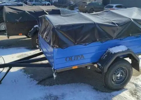 Одновісний причіп OLTA 2200*1320*450 мм. Ресора "Волга". - 1/3