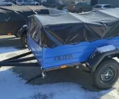 Одновісний причіп OLTA 2200*1320*450 мм. Ресора "Волга".