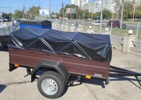 Одновісний причіп OLTA 2200*1320*450 мм. Ресора "Волга". - 3/3