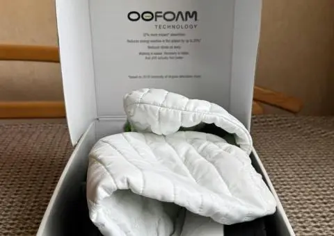 OOFOS OOmg Puffy Boot White - ультралегкі утеплені чоботи - 1/3