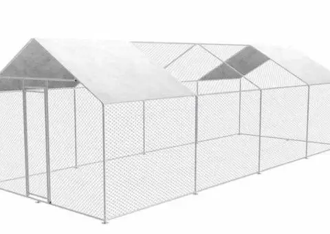 Вольєр для птиці курник вольер для животных курятник 8x3x2 м 24 м² - 1/3