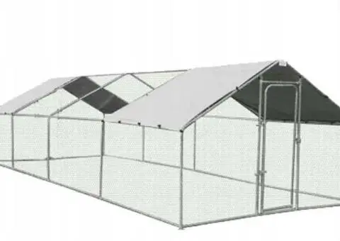 Вольєр для птиці курник вольер для животных курятник 8x3x2 м 24 м² - 2/3
