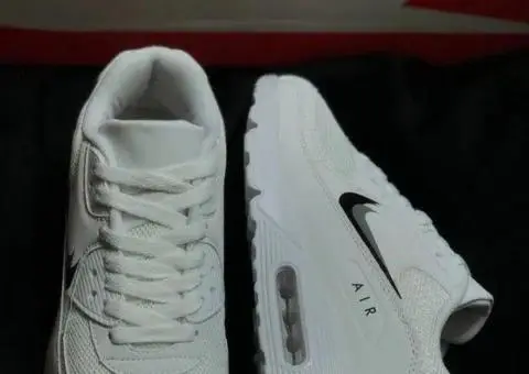 Жіночі Nike Air Max 90•кросовки жіночі з кожі найк•аір макси на весну - 1/3