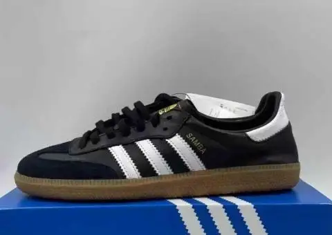 (БЕЗ ПЕРЕДОПЛАТИ) Adidas Samba OG Black адідас самба чорні - 1/3