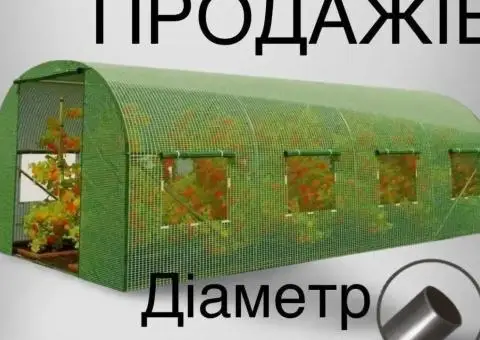 Теплиця парник 10м2    18м2 (6х3х2 м) Ø25мм  для городу дачі - 2/3