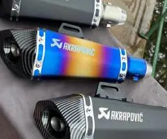 Вихлоп прямоток Akrapovic на мотоцикл акраповіч йошимура глушник ск