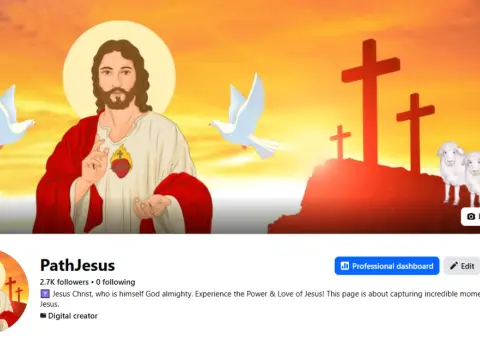 Facebook страница (Path Jesus)