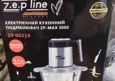 Блендер подрібнювач 3000w  zep line 00219 - 2/3