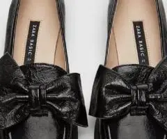 ZARA лофери шкіряні