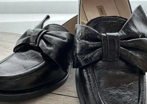 ZARA лофери шкіряні - 2/3