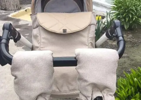 Продам коляску 2в1 baby pram - 1/3