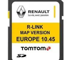 Карты навигации Renault R-Link Megane Scenic Zoe Laguna Koleos Master