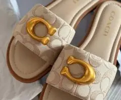 Шльопанці Coach в наявності