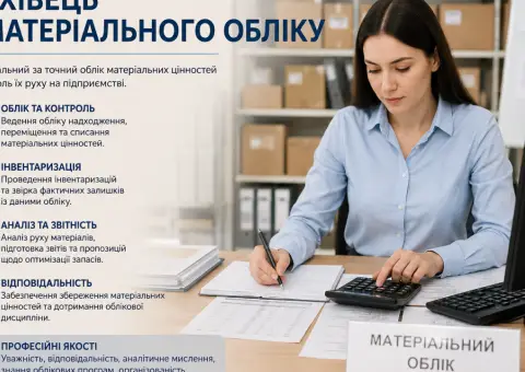 Фахівець з матеріального обліку