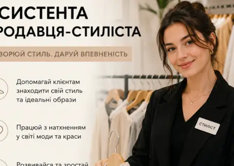 Асистент продавця-стиліста