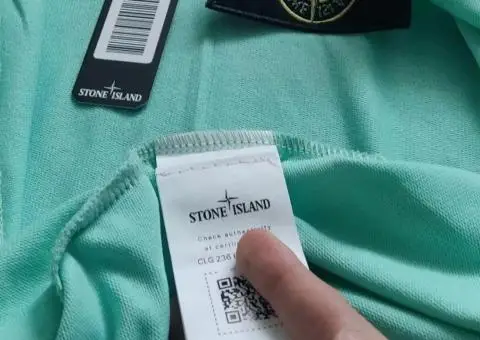 АКЦІЯ! Мятна Зіп-худі Stone island | Кофта Стон Айленд мятна - 1/3