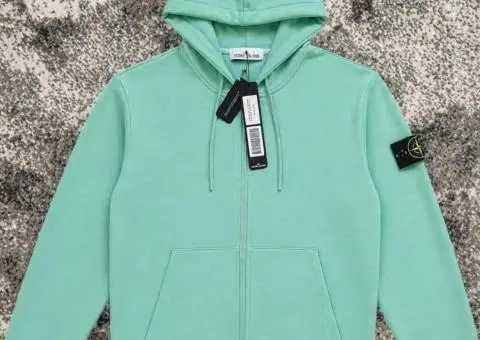 АКЦІЯ! Мятна Зіп-худі Stone island | Кофта Стон Айленд мятна - 2/3