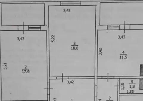 2-х кімнатная 75,5 м.кв. ЖК Ярославичи-1 корпус 1 - 1/3
