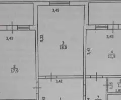 2-х кімнатная 75,5 м.кв. ЖК Ярославичи-1 корпус 1