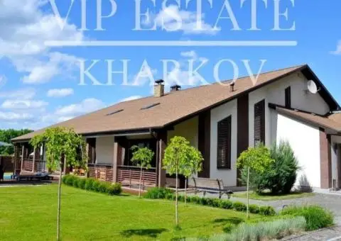 Сдам элитный Дом 500 м кв, 25 соток, бассейн. 5 км Холодная Гора, тихое место. - 1/3