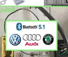 Bluetooth 5.1 VW Audi Skoda Seat RNS RCD 300 310 510 Delta Concert