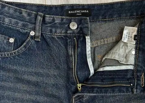 Balenciaga Flared Jeans — Deep Indigo Wash - 3/3