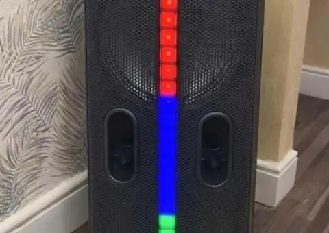 Караоке колонка bluetooth з мікрофоном та пультом rgb - 2/3