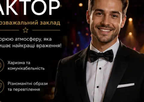 Актор в розважальний заклад