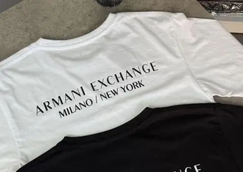 Футболка Armani Exchange Milano New York / чоловіча / мужская Армані / Нова - 1/3