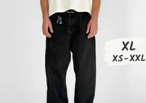 Джинси чоловічі baggy jeans, широкие джинсы мужские реп rap sk8 XL - 3/3