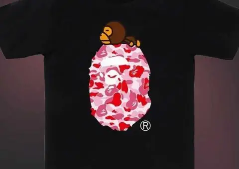 Футболка Bape тішка футболка Бейп з різними принтами - 1/3