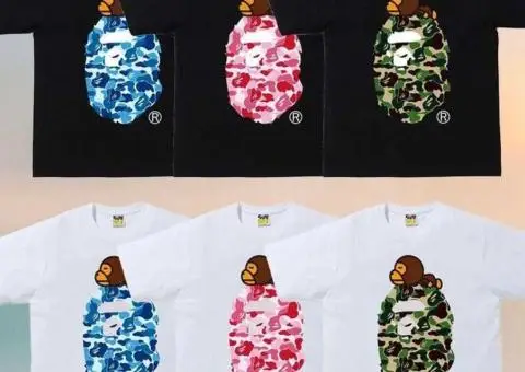 Футболка Bape тішка футболка Бейп з різними принтами - 3/3