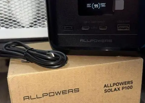 Allpowers Solax P100 31000mAh 100W LiFePO4 — повер банк для ноутбуків.3000 циклів - 2/3