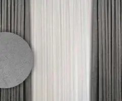 Комплект штор Мікровелюр 150x290(мах) см сірий 2 шт