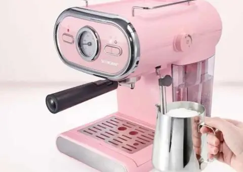 Еспресо-машина Silver Crest Kitchen Tools SEM 1100 D3 pink - 15 Bar 1100 Вт - 3/3