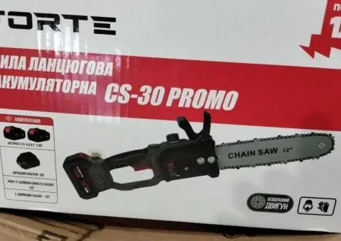 Акция в наличии 5 шт! Пила цепная аккумуляторная CS-30 PROMO Forte - 1/3