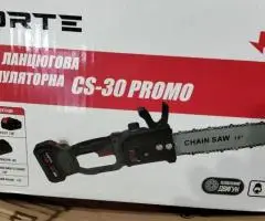 Акция в наличии 5 шт! Пила цепная аккумуляторная CS-30 PROMO Forte