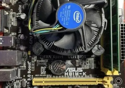 КОМПЛЕКТ. ASUS H81M-K + Intel Core i3-4170 + 8GB DDR3