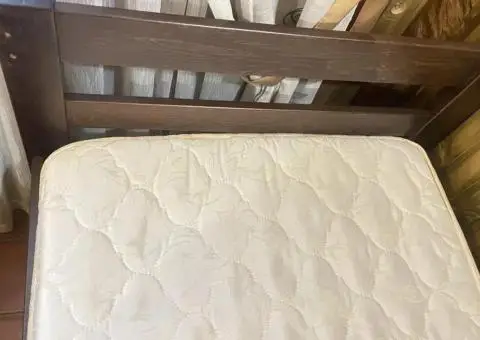 Продам ліжко з матрацом - 1/3