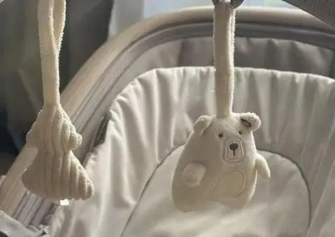 Шезлонг, Крісло-качалка Maxi-Cosi Kori Classic Beige ECO - 1/3