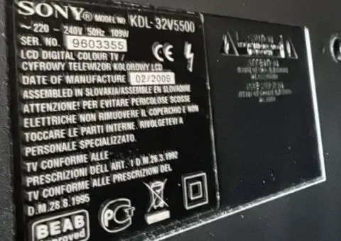 Sony 32 дюйми KDL-32V5500 преміальний телевізор в ідеальному стані - 3/3