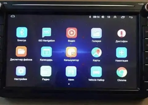Штатна магнітола Android volkswagen . Skoda, siat . Автомагнітола фольцваген Якісна магнітола - 2/3