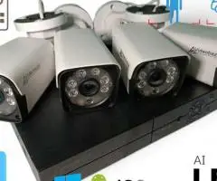 Коплект камер видеонаблюдения спостереження IP AHD Wifi установка